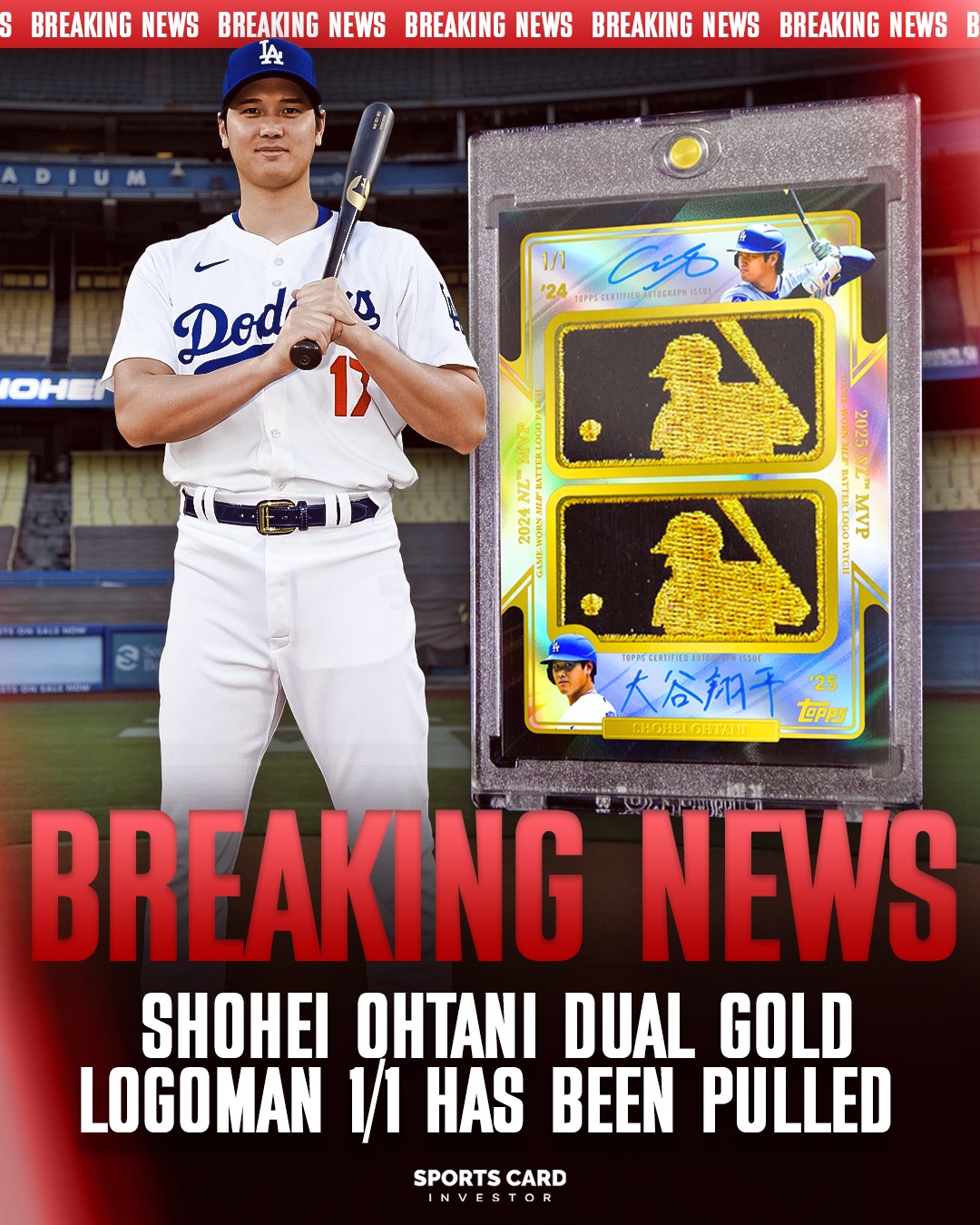 BREAKING: Topps Social Media has confirmed the 1-of-1 Shohei
