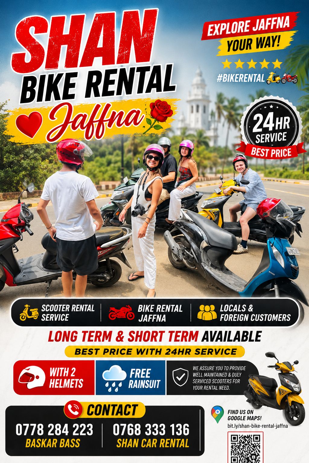 🛵🛵🏍️🏍️💯 ❤️🚘SHAN CAR RENTAL & TOURISM(PVT)LTD