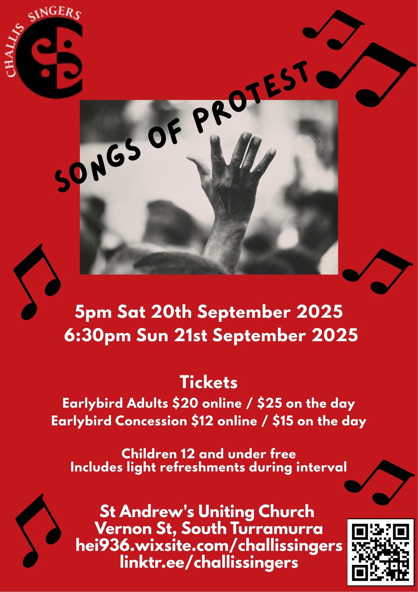Challis Singers - 🎶 Songs of Protest – Choir Concert 🎶 ... | Facebook