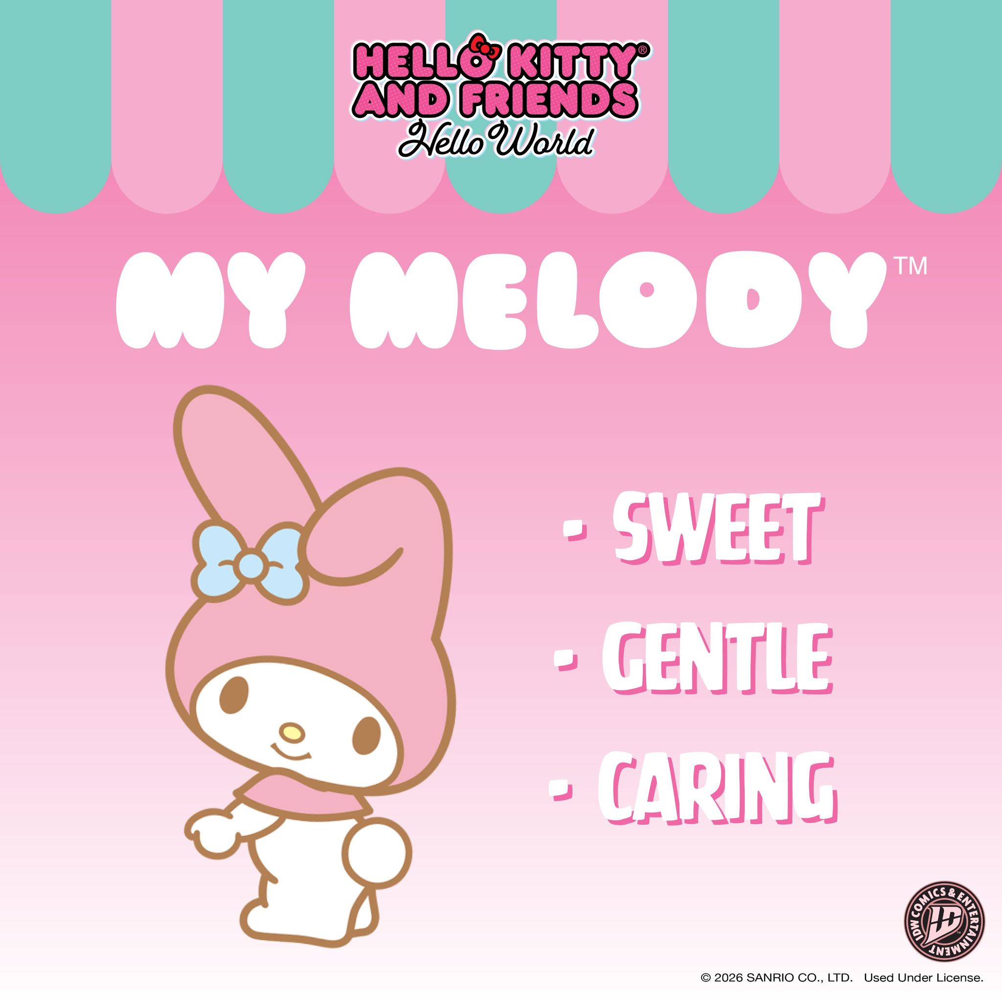 Some of your favorite Sanrio characters are entering the comics