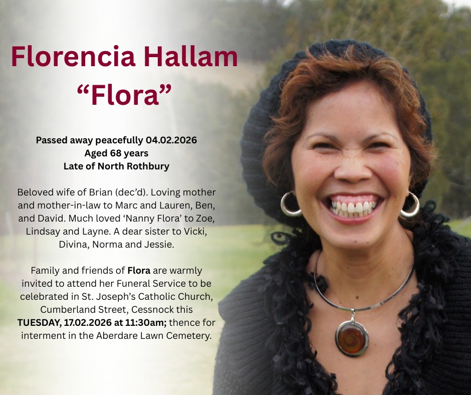 Florencia HALLAM “Flora”... - CR Smyth & Son Funeral Services | Facebook