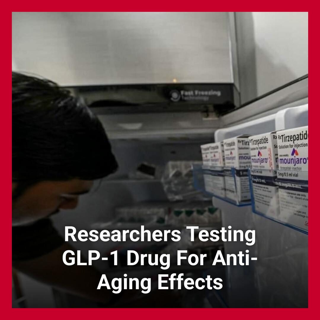 Researchers in Galveston, Texas, are testing whether tirzepatide, a GLP-1 drug known for weight loss, can slow biological aging in adults 55 to 70