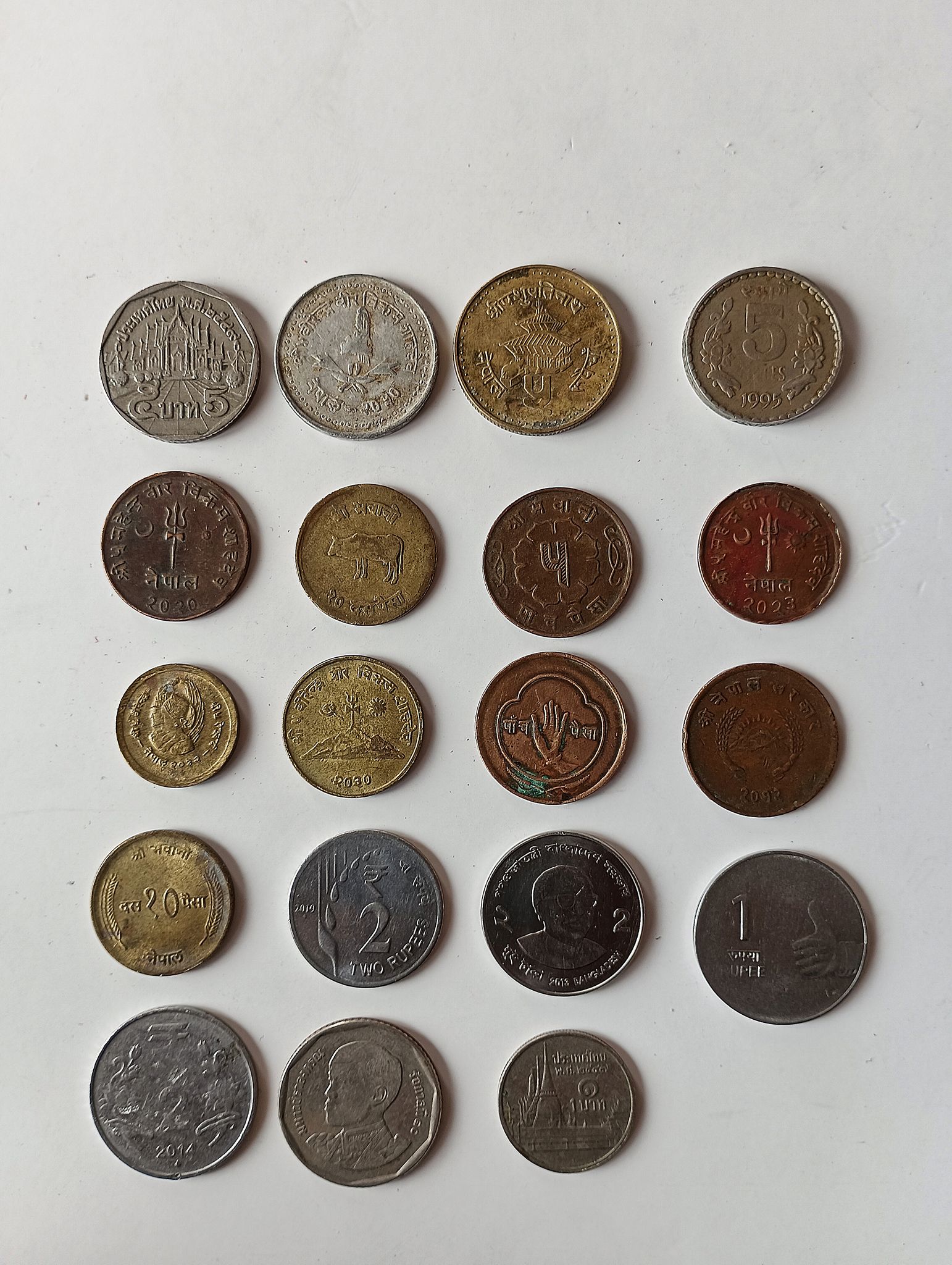 Two Rupee - All Different Commemorative Set of 20 coins