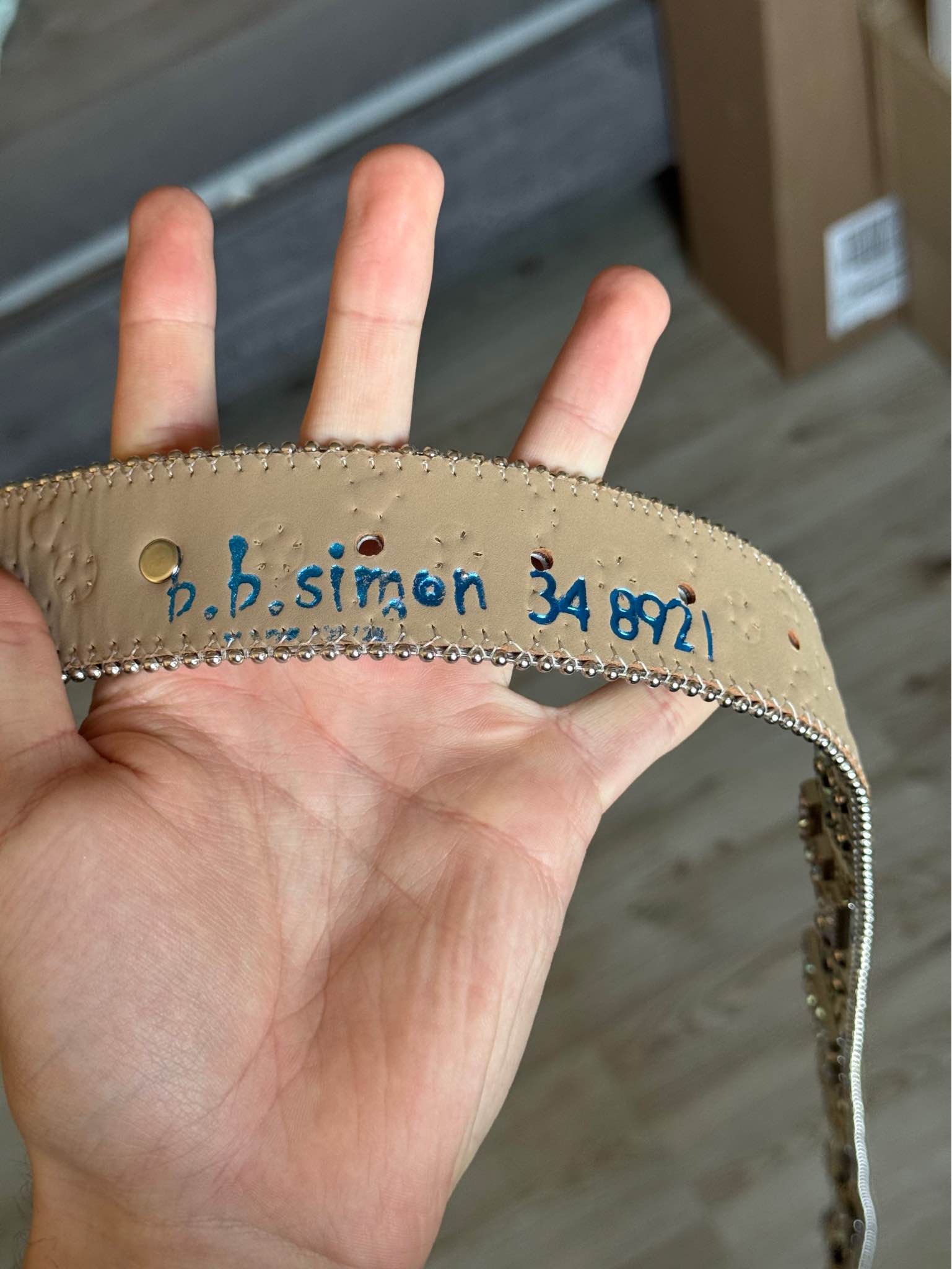 Wts! Supreme b.b. Simon bandana belt white - M