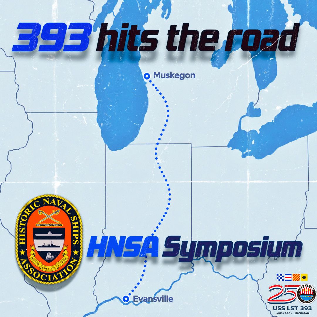 USS LST 393 crew heading to HNSA Symposium in Evansville, Indiana
