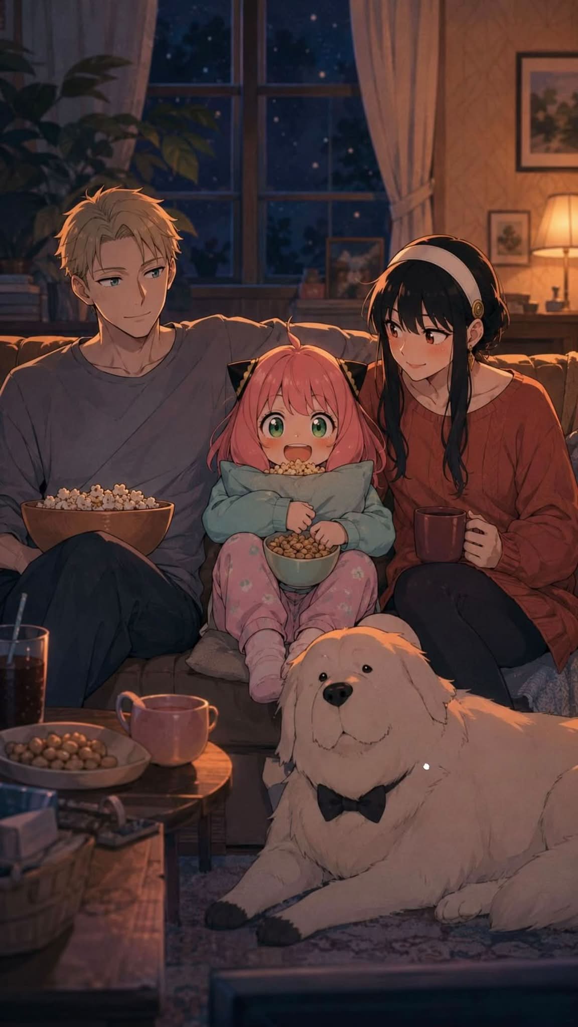 💕アーニャちゃん💕 変顔 (*˘︶˘*).｡.:*♡