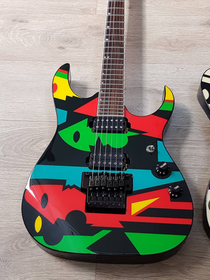 Some nice artwork here at the candyshop. Ibanez JPM John Petrucci
