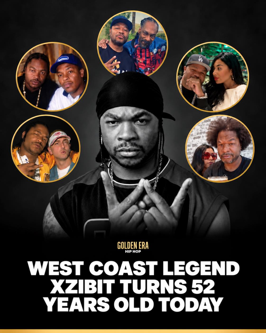 ミュージシャン sold out Happy 52nd Birthday to West Coast legend Xzibit! 🎉 Born Alvin