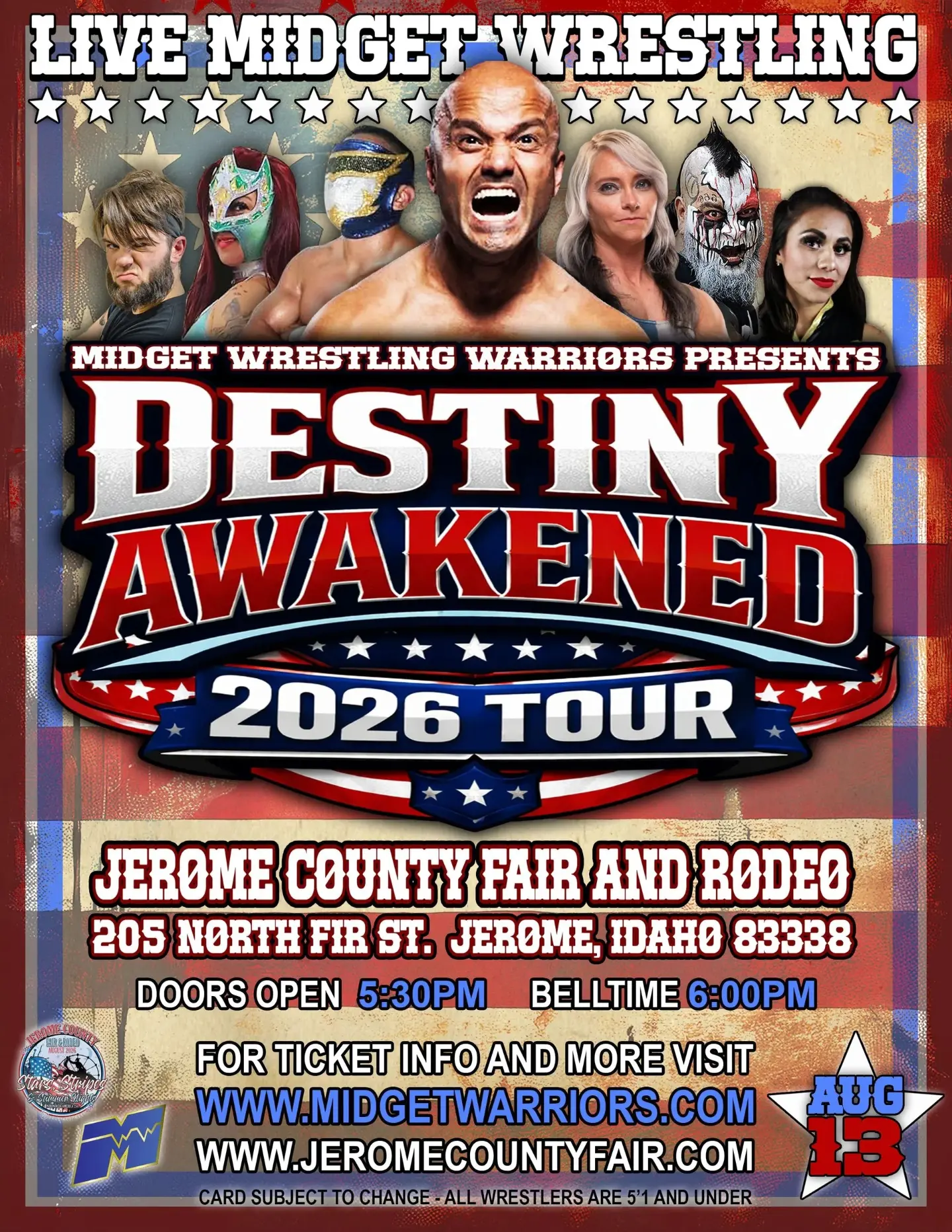 The Midget - Midget Wrestling Warriors Presents: DESTINY AWAKENED