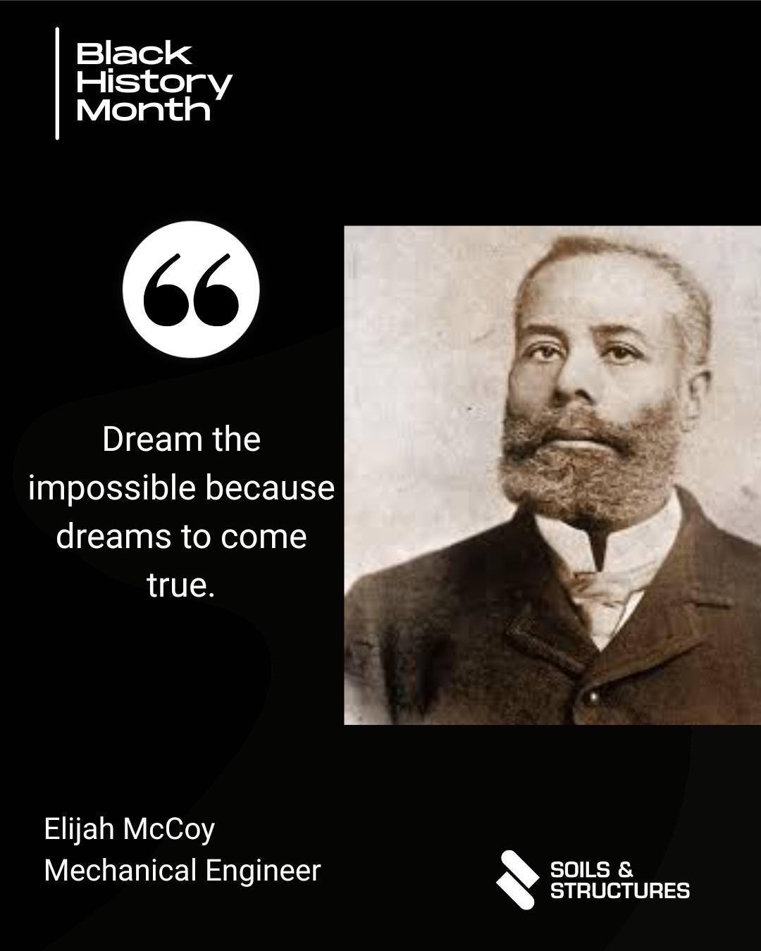 Soils - Black History Month Spotlight: Elijah McCoy This week we honor ...