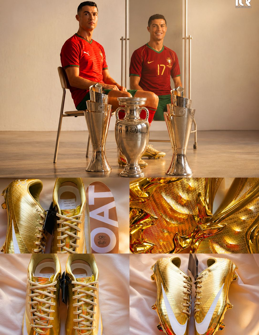 Cristiano Ronaldo x Nike Mercurial Superfly 1 RGN “Gold