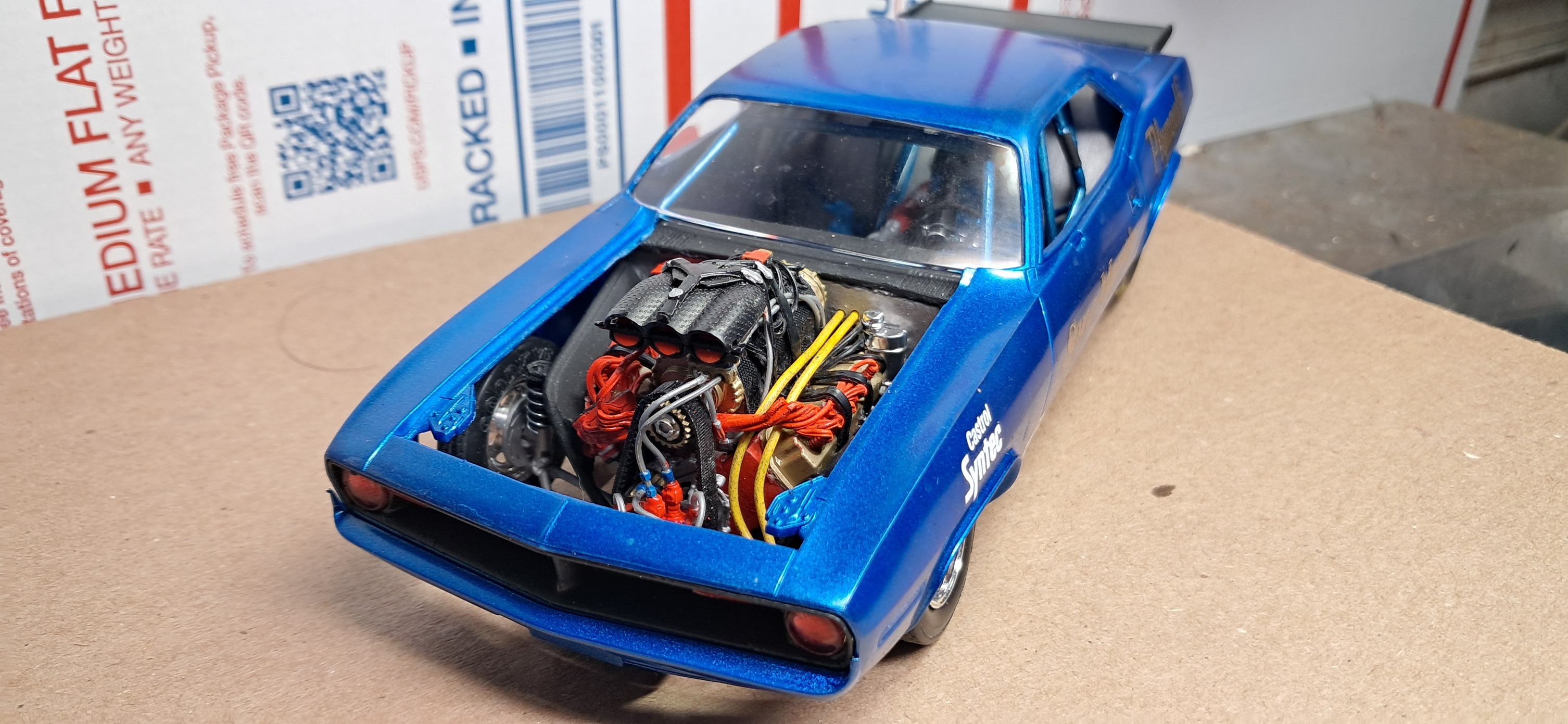 Here is an older build.Motown Missile 70 Cuda Pro Mod