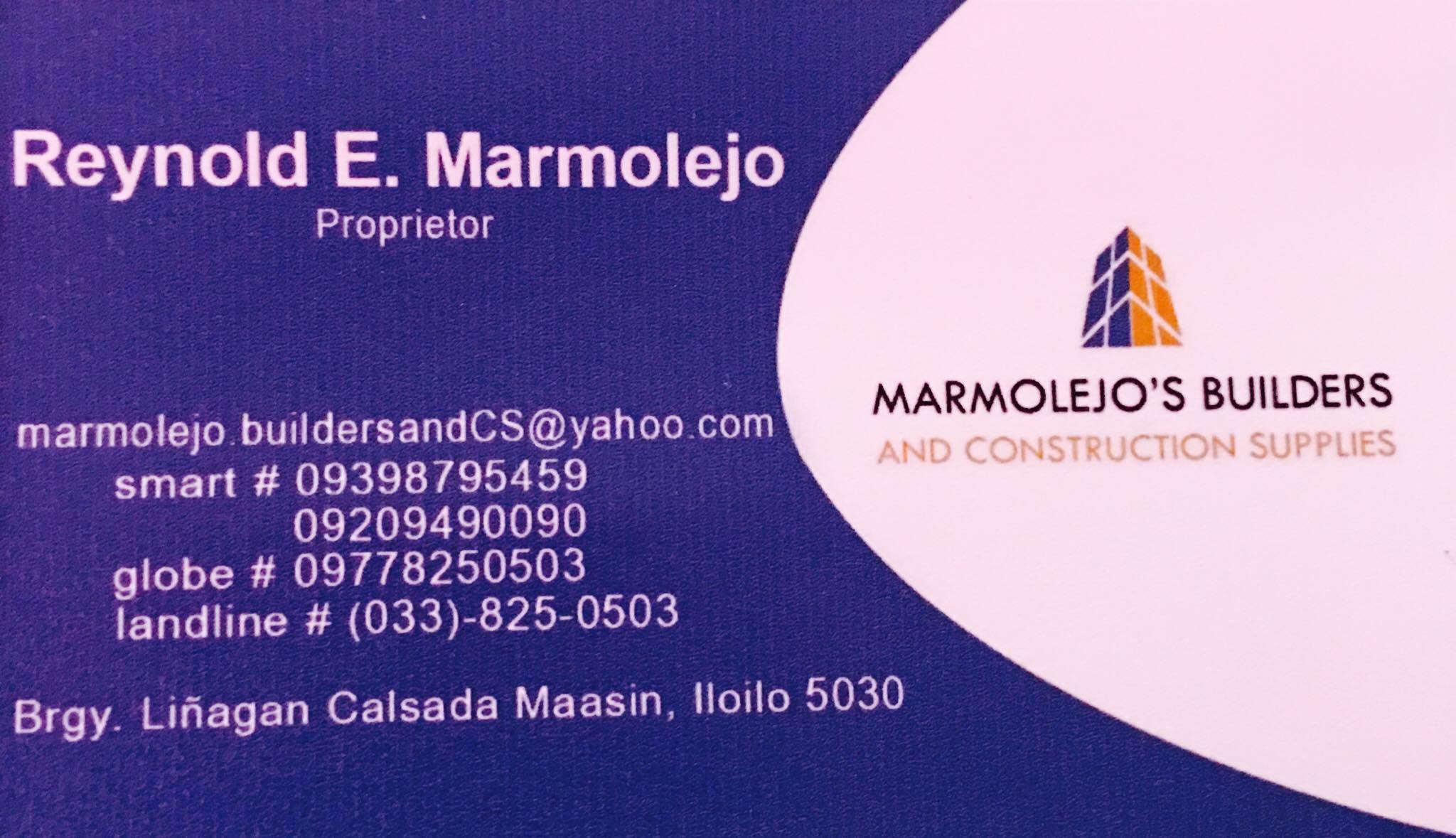 Marmolejo/s Builders and Construction Supplies | Iloilo City