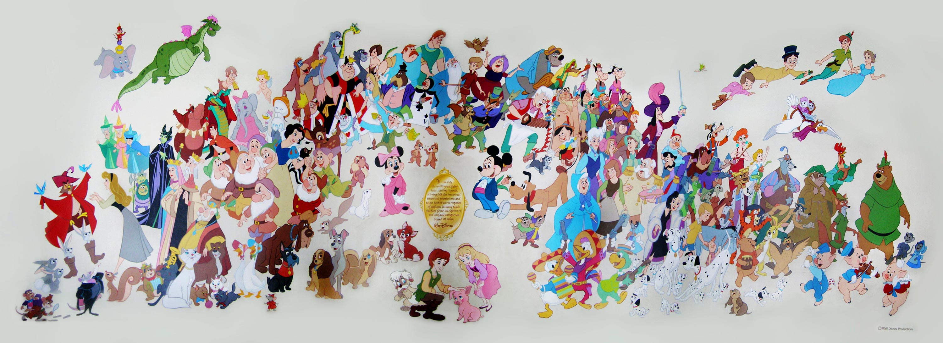 The Walt Disney World wall at the Kia Center got a new artwork