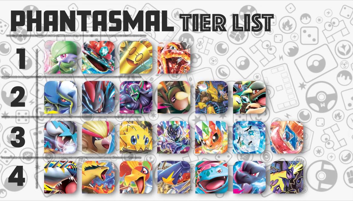 Tablemon - Phantasmal Flames Tier List #pokeomontcg #playpokemon | Facebook