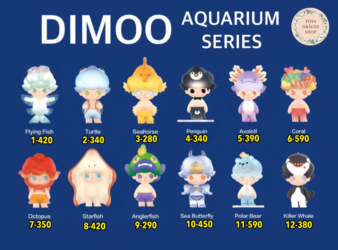 🐙 Pre-Order แบบตัวแยก🐳 🐠Dimoo Aquarium... - Toys Grâces Shop | Facebook