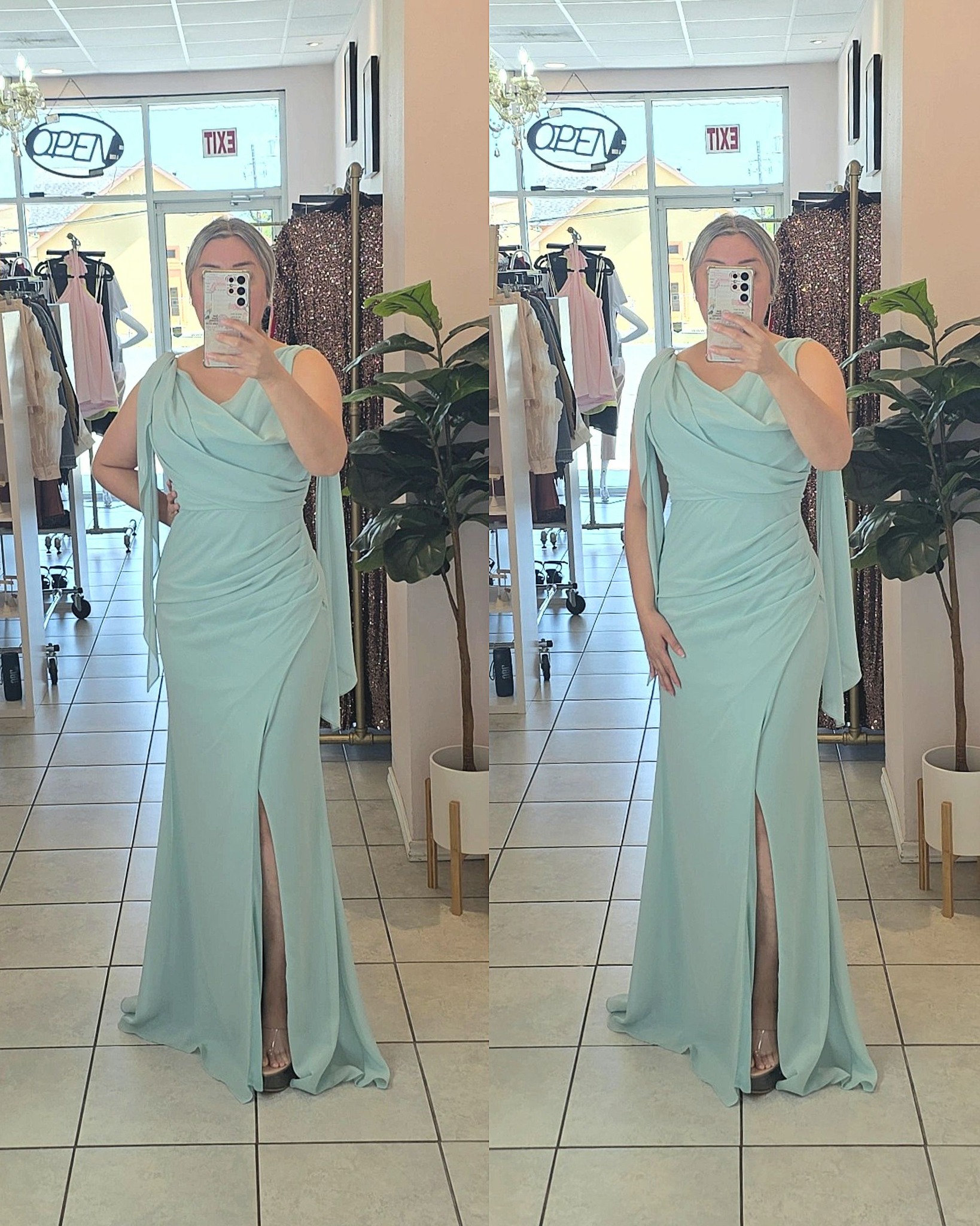 bridesmaid satin cowl neck slip dress Long Prom Maxi with Open Back & Adjustable Straps Astee T2000 Color:Royal-Blue back cowl neckline that emerald green prom dresses Marcella Wine Maxi Dress