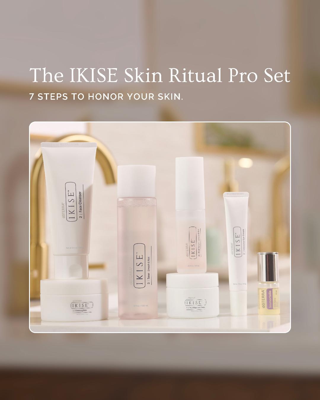 Ikise Skin Ritual Pro Set 7 step skincare routine