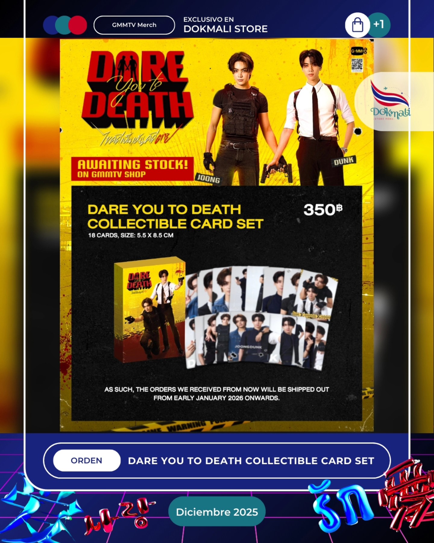 ORDEN ABIERTA] ?❤️? Dare you to Death Collective card set 