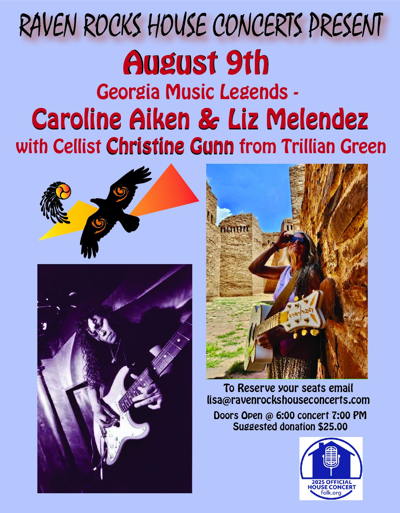 Caroline Aiken and Liz Melendez at Raven Rocks