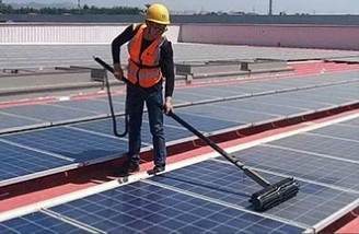 Rust, meet your match. 💦 New Water-Powered PV Cleaning Brush ...