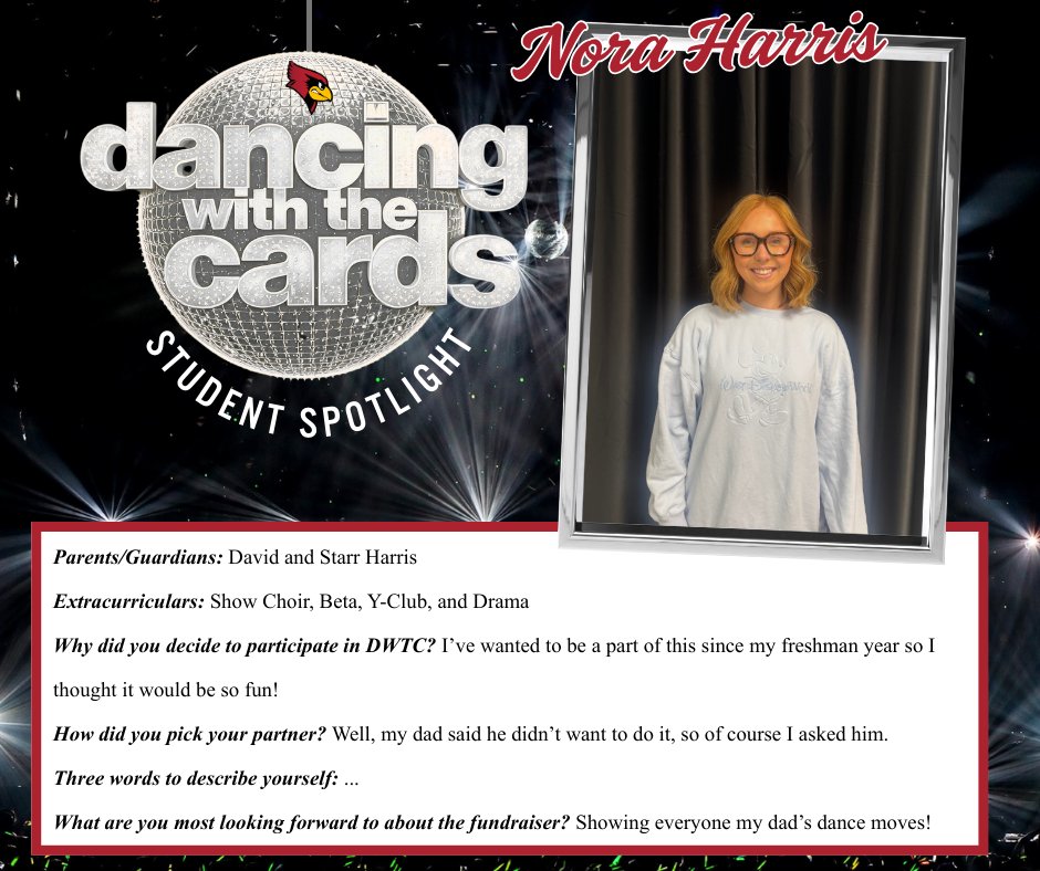 Taylor - 𝐃𝐖𝐓𝐂 𝐒𝐏𝐎𝐓𝐋𝐈𝐆𝐇𝐓 Nora Harris and David Harris are dancing to the ...