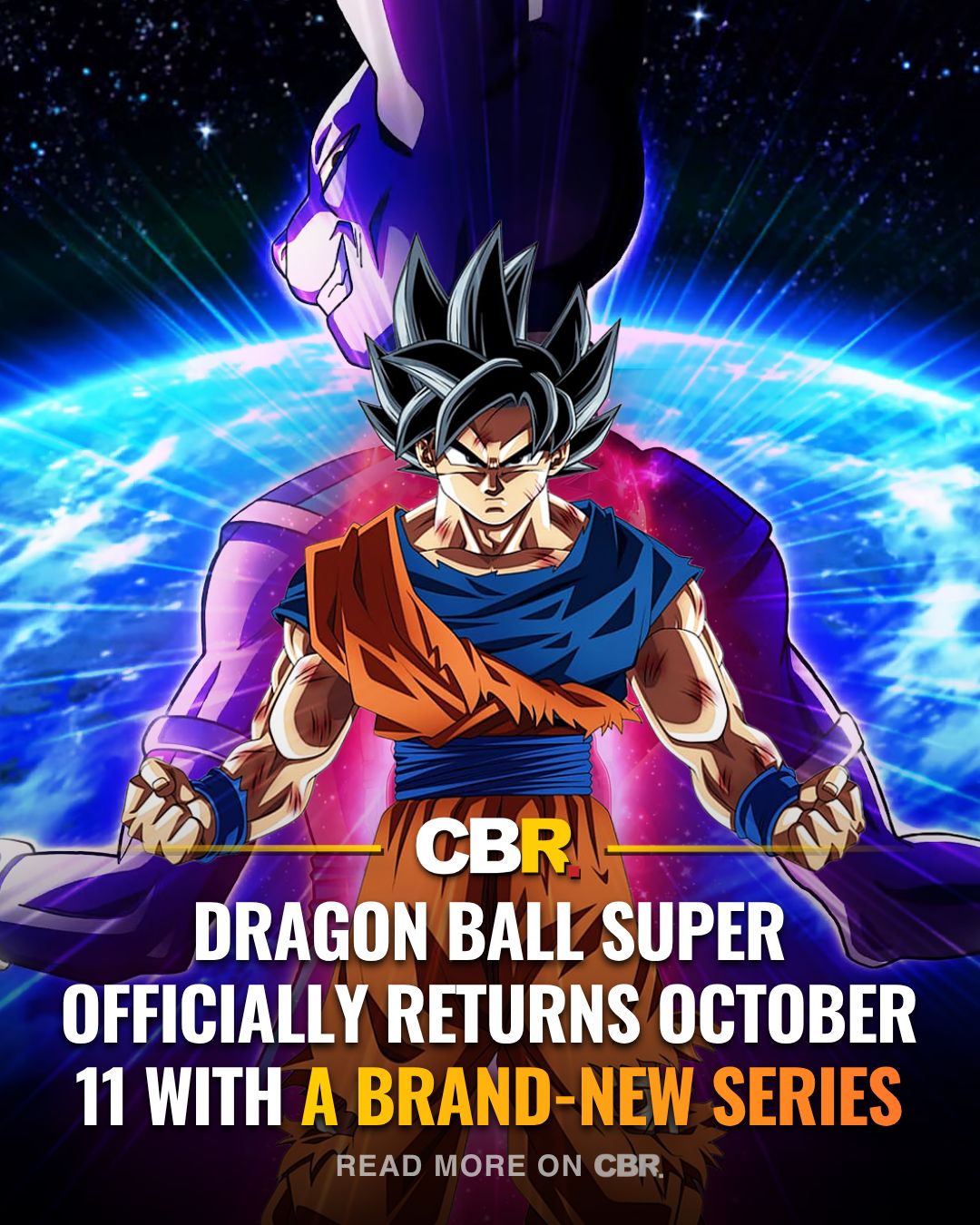 Dragon Ball Super Beerus ads in Japan and North America