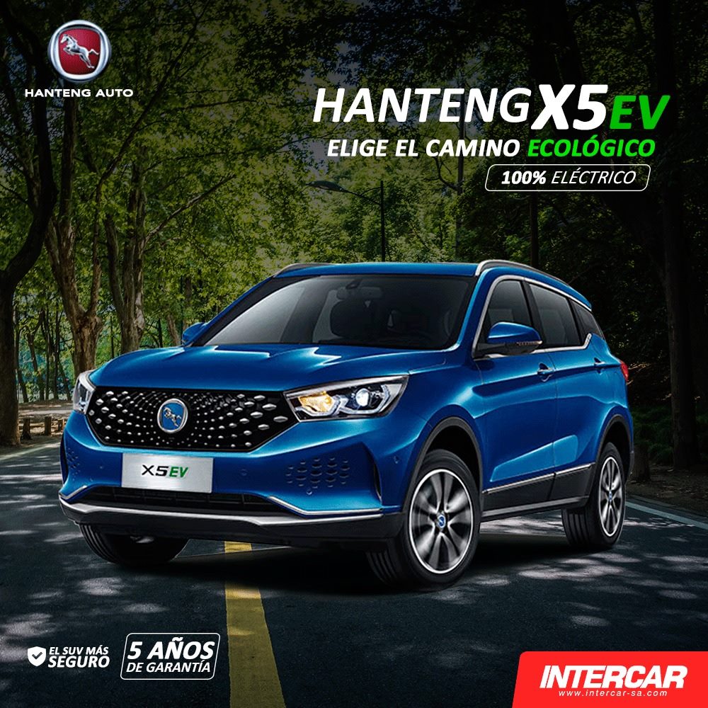 Intercar - Llego el Nuevo Hanteng X5 EV 💯 % Eléctrico al... | Facebook