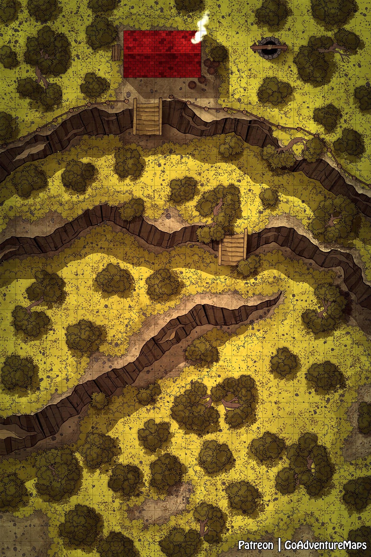 Goadventuremaps - For this map I decided to make a cabin hidden in the ...