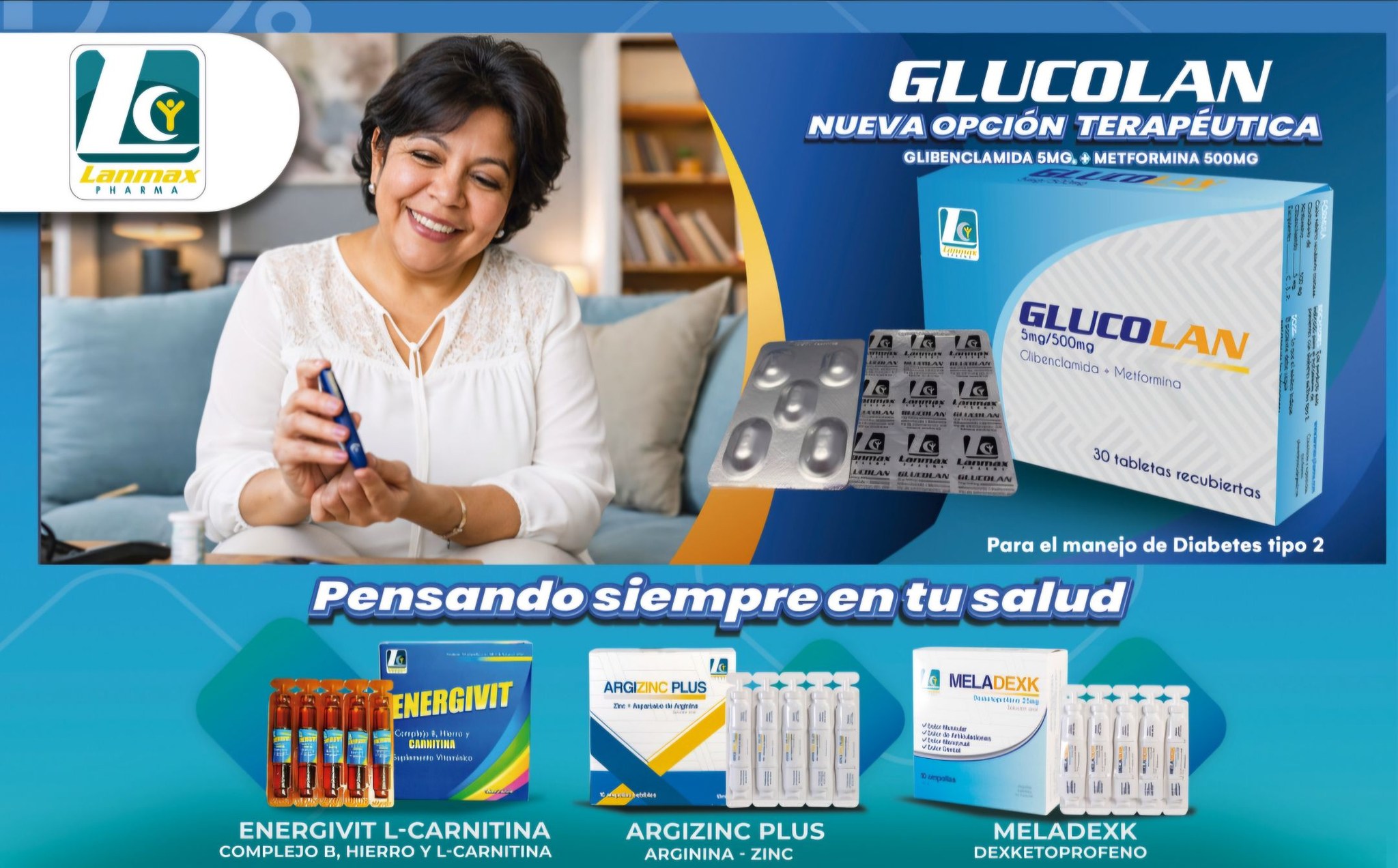 💡 ¿Sabías que combinar tratamientos puede facilitar el control de la glucosa? 🩺✨ ​Para quienes viven con Diabetes Tipo 2, mantener los niveles de glucosa en rango es clave para disfrutar cada