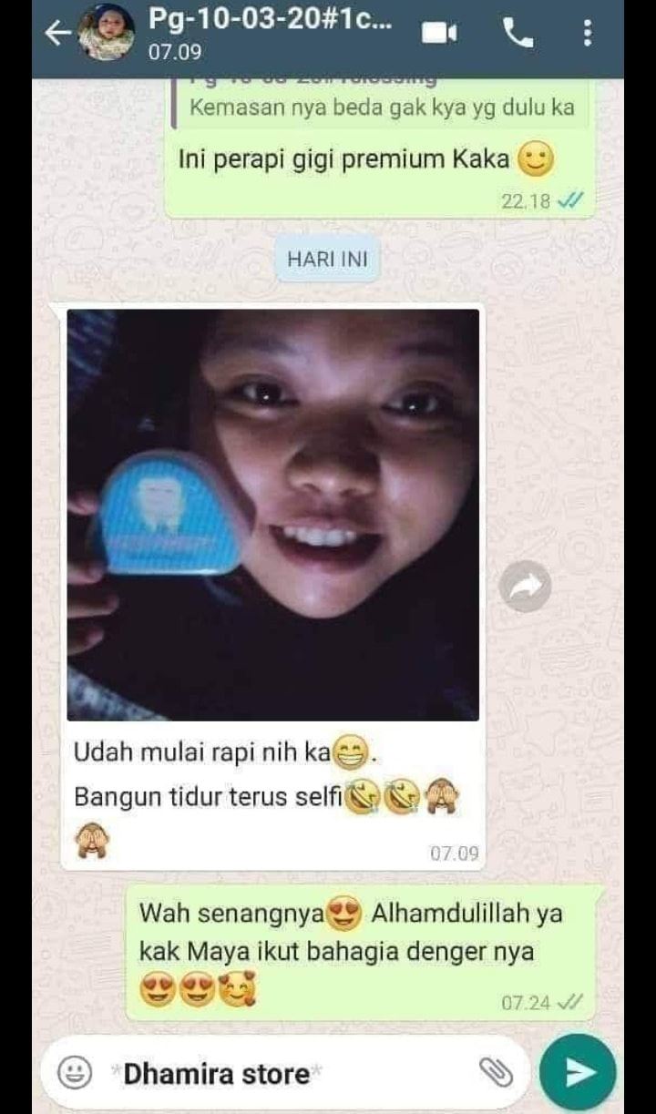 GIGI RAPI - 🛠CUKUP CEPAT TERLIHAT PERBAIKAN 😍 HASIL MULAI... | Facebook
