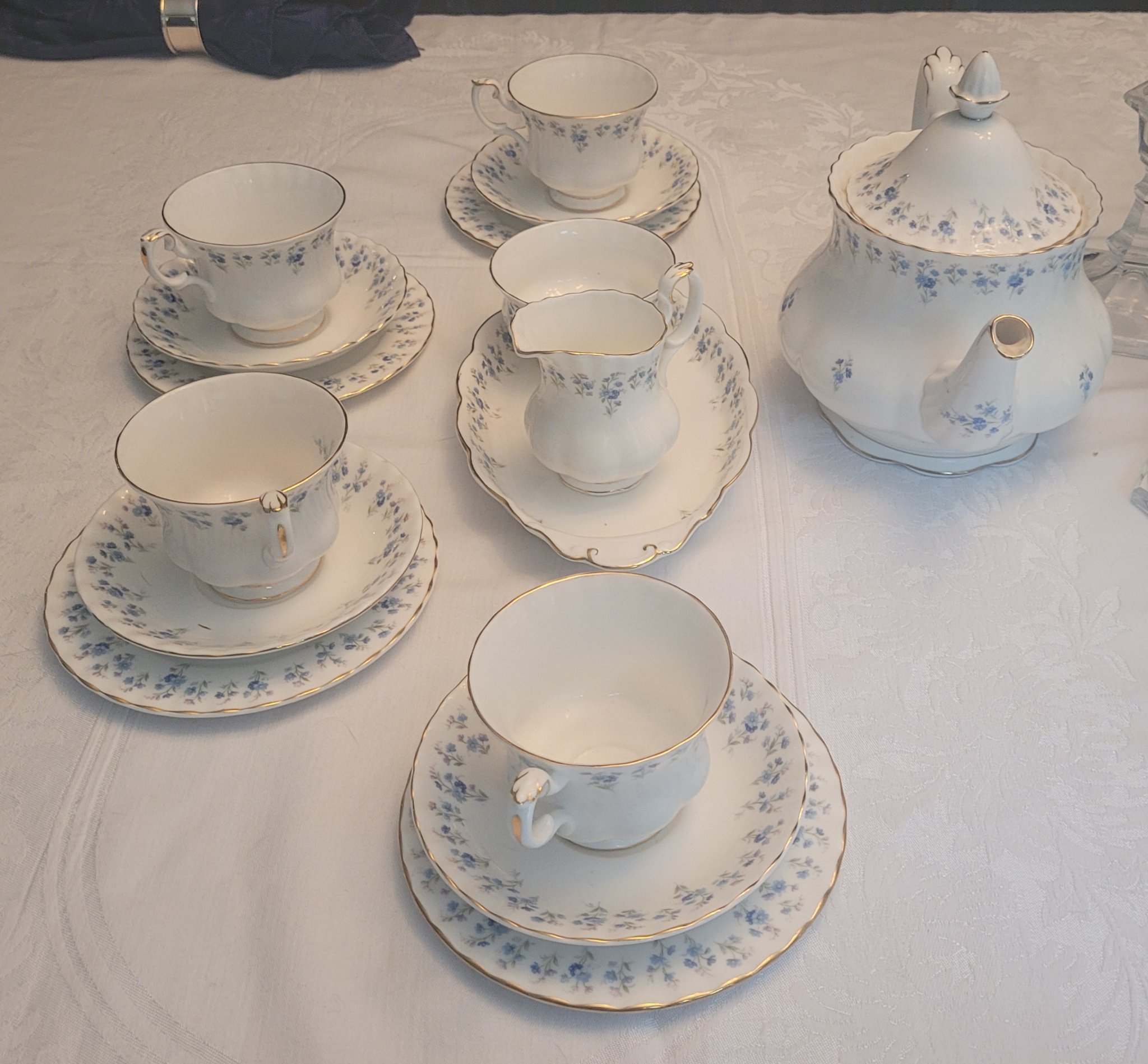 英国ビンテージ】ロイヤルグラフトン☆タータン☆Tea for two