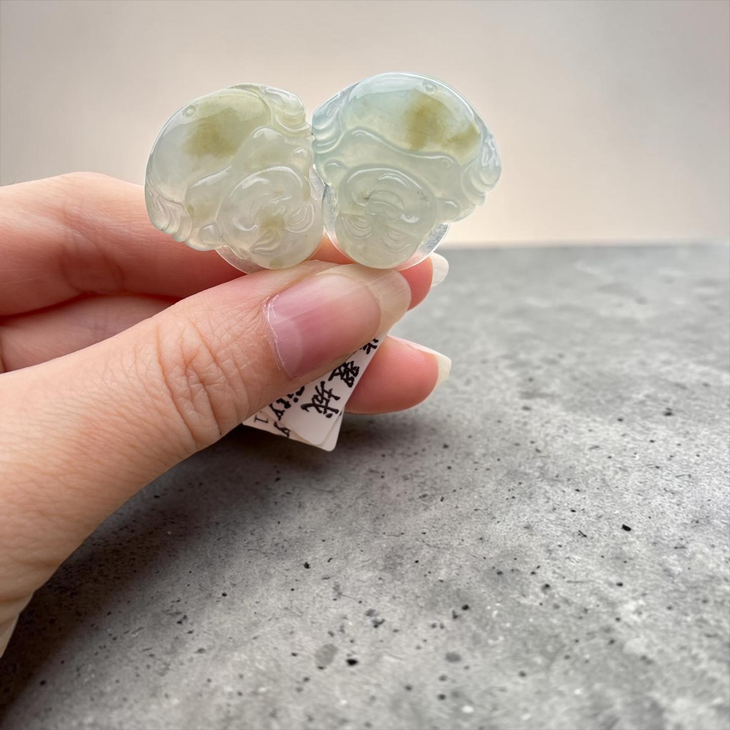 缅甸A货翡翠吊坠冰种肚里藏金笑佛🉐rm330/件🔥 25.5w x 26.4h x 6.7t