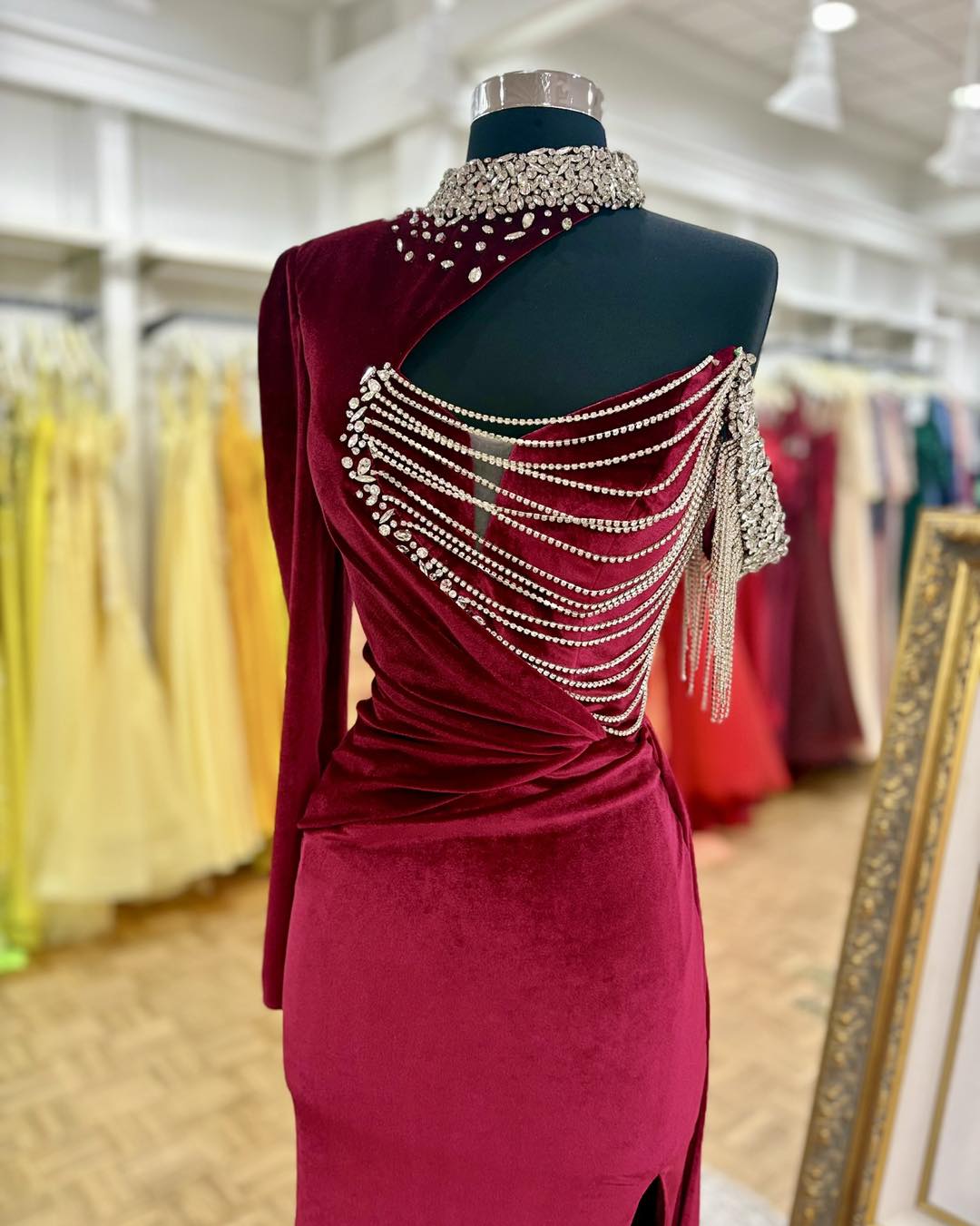 open lace back dress ASHLEYlauren Style 12231 main image 1
