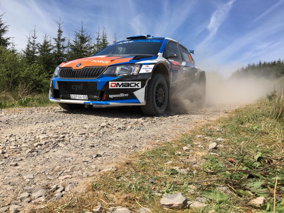 With four stages down, David... - Scottish Rally Championship