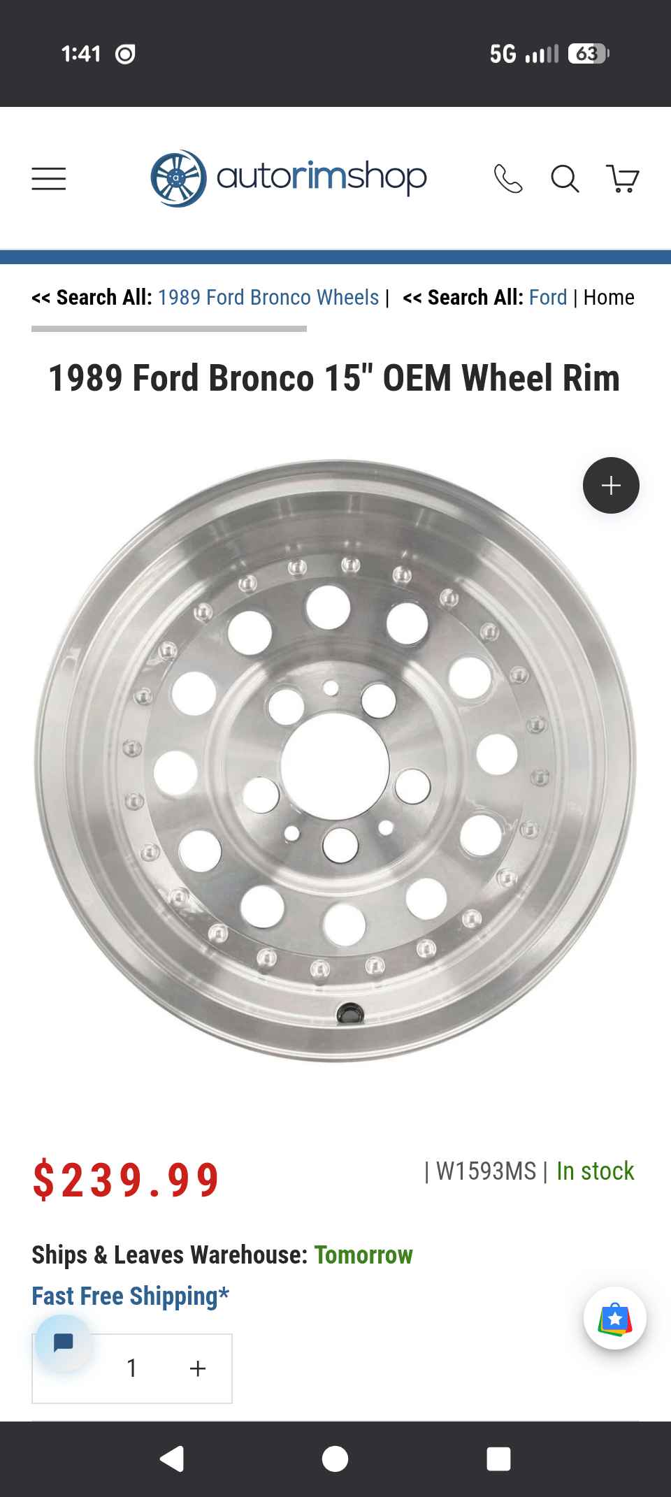 Ford 5x5.5 - Car Wheels, Tires & Parts - Lake Havasu City, Arizona ...