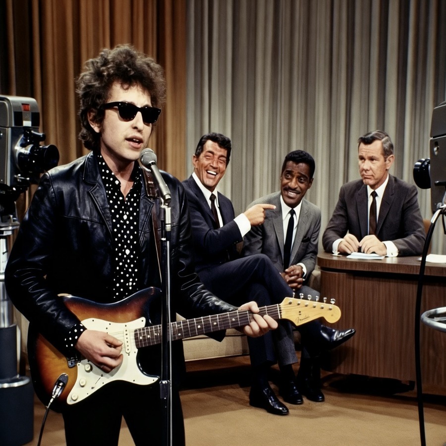 Bob Dylan vs Dean Martin on The Tonight Show
