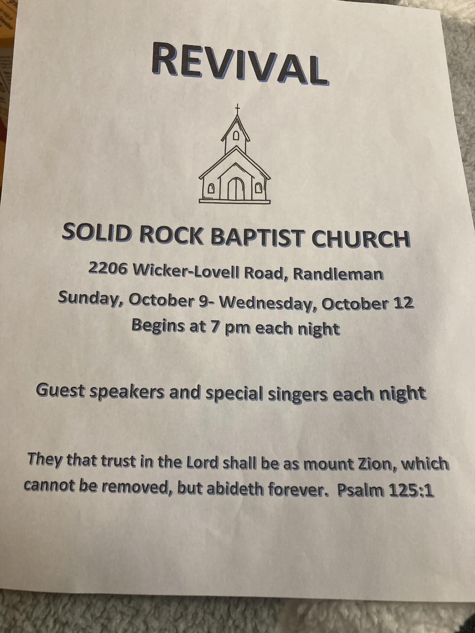 Solid Rock Baptist Church