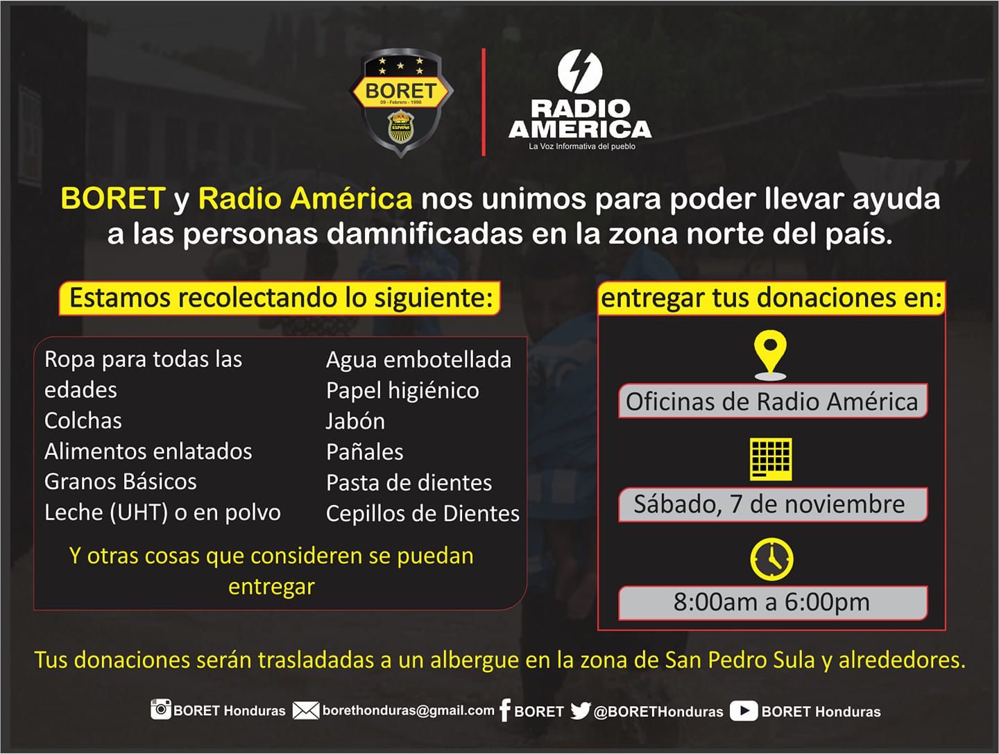 BORET - Los esperamos a partir de las 8:00am en las...