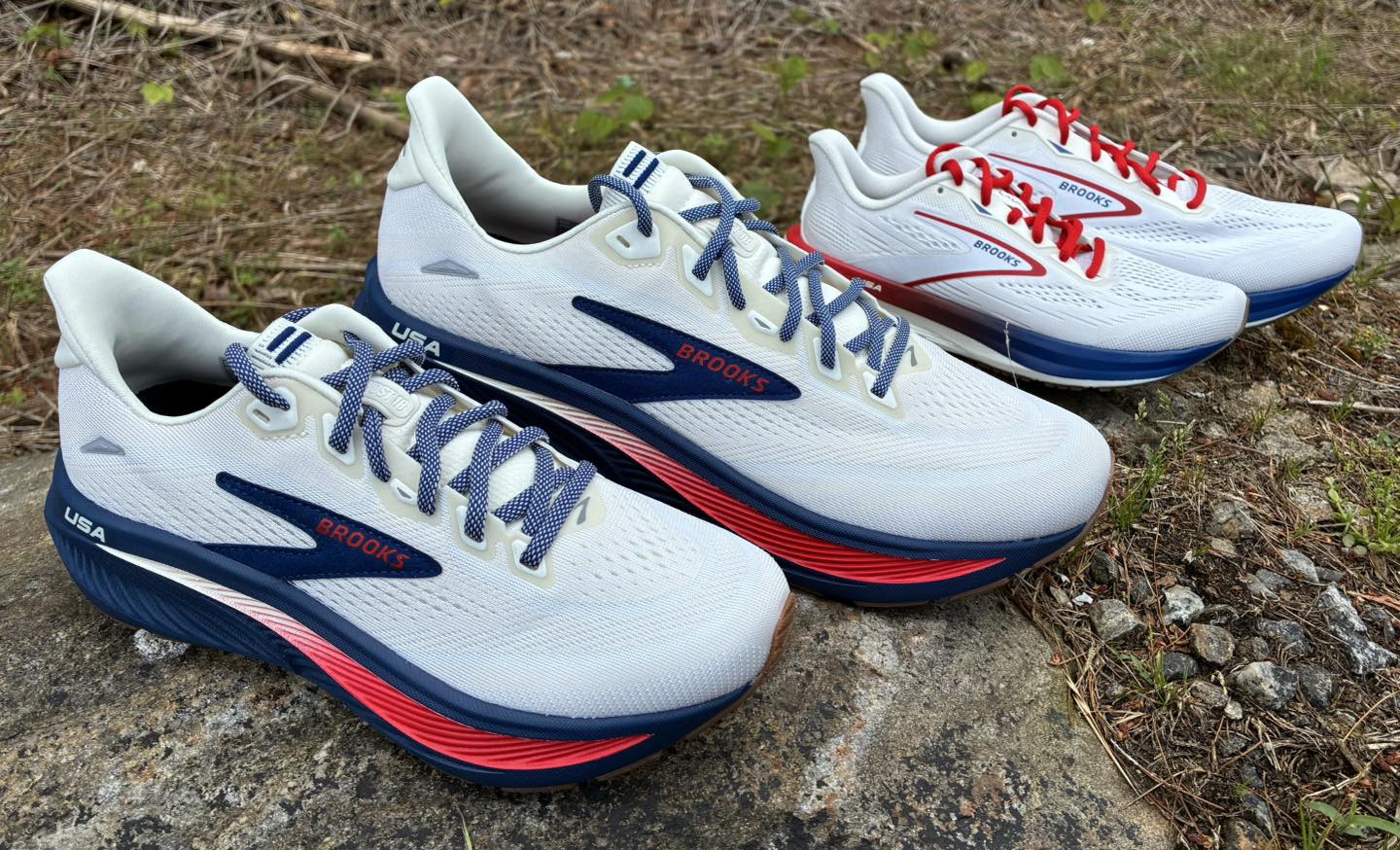 Limited edition USA Brooks athletic shoes for America