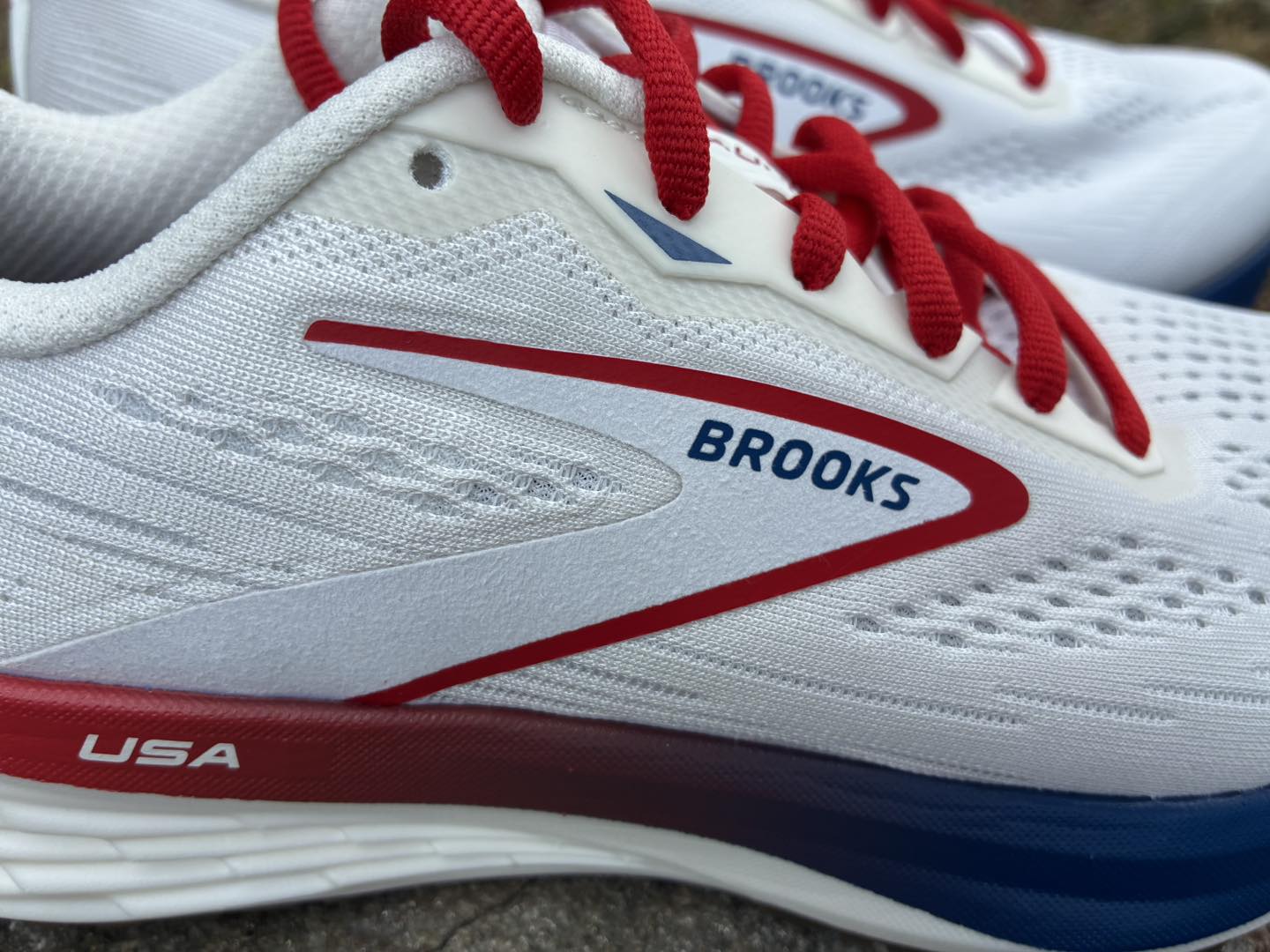 Limited edition USA Brooks athletic shoes for America