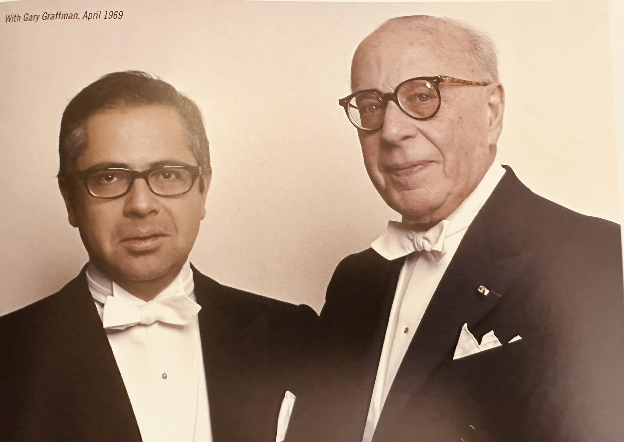 Gary Graffman (great pianist of the 70s) and George Szell.