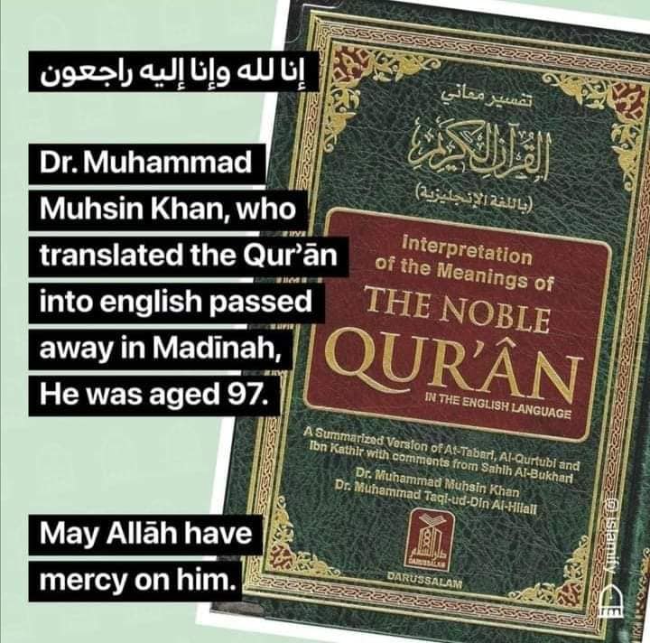 Gratula TV - DR. MUHAMMAD MUHSIN KHAN HAS RETURNED TO HIS...