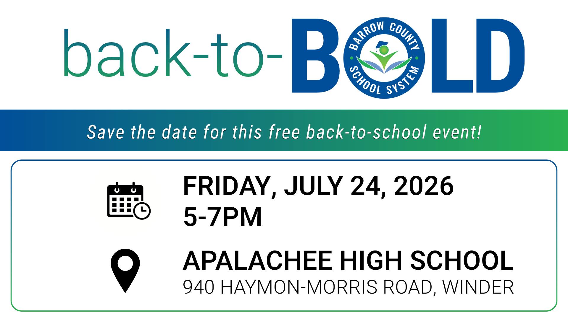 Back-to-BOLD Backpack & School Supply Community Event