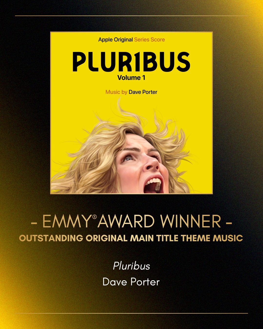 Dave Porter　Pluribus Less than a month to wait for the Pluribus vinyl release featuring