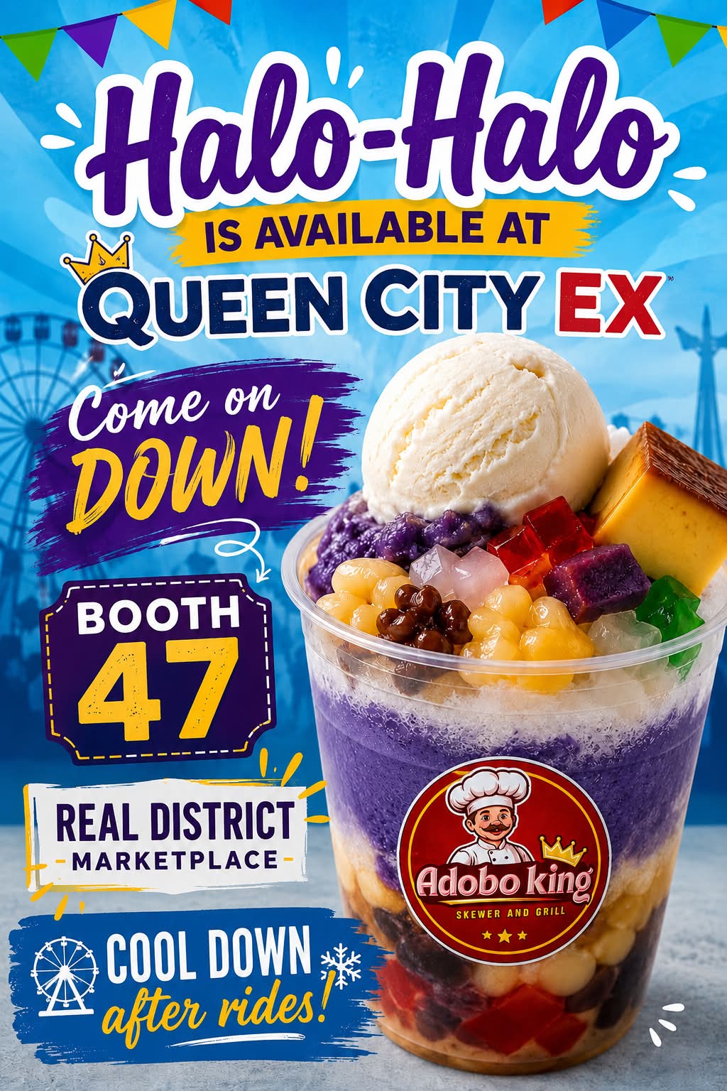 King Halo-Halo Supreme summer treat at Rice Craving Lloydminster