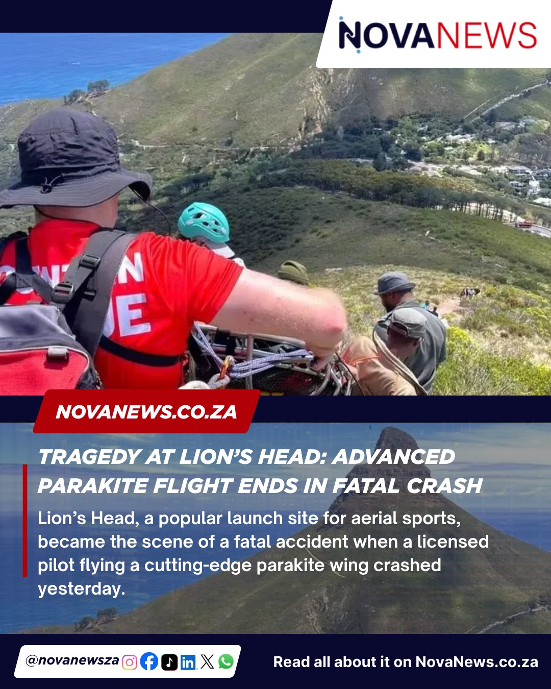 People's - Tragedy at Lion’s Head | A licensed pilot flying a cutting ...