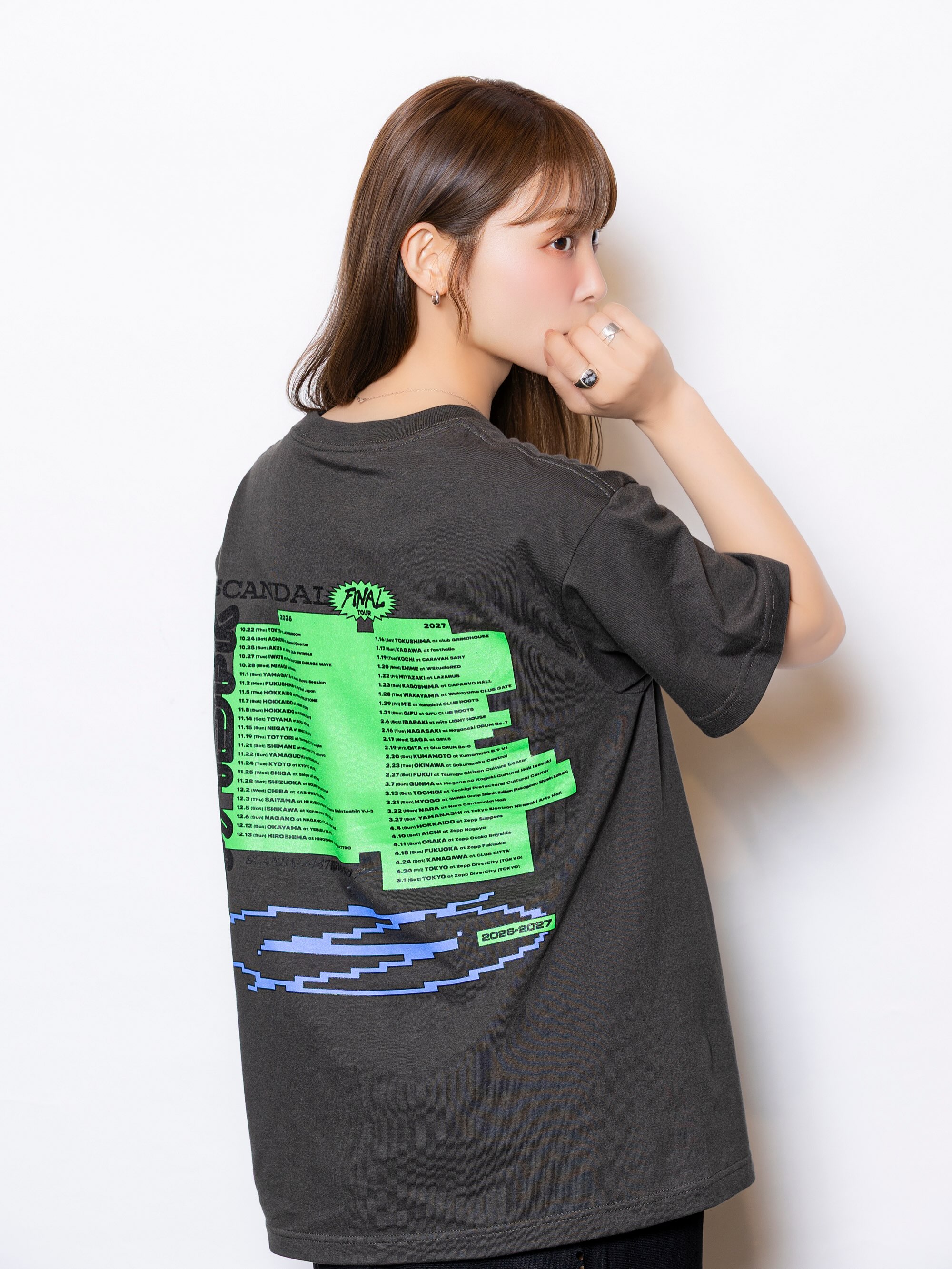 新品未開封SCANDALHELLOWORLD完全生産限定盤オリジナルTシャツ付 47 Tシャツ SUMI ¥4,500 SIZE：S/M/L/XL ※Mサイズ着用 designed by
