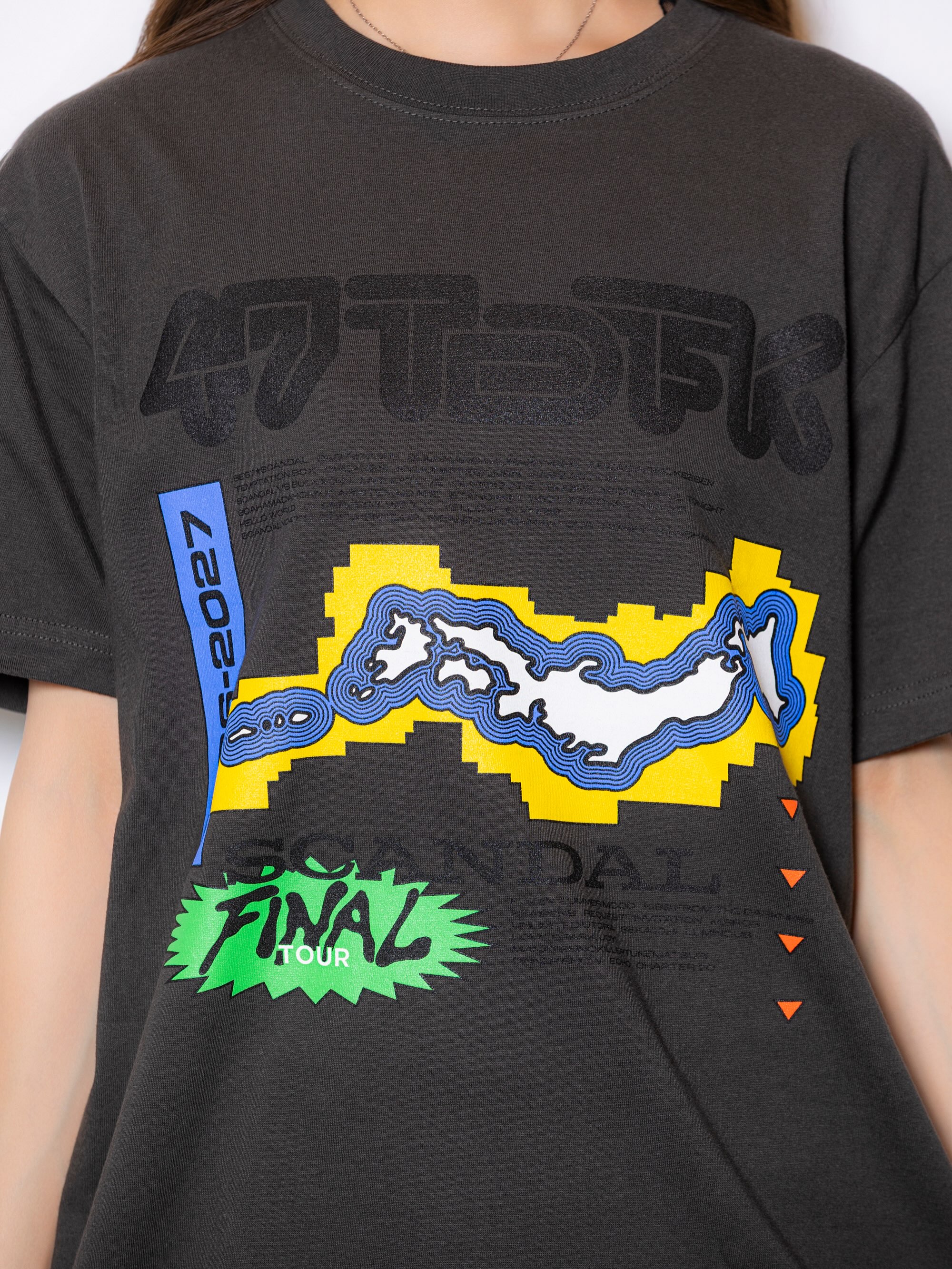 47 Tシャツ SUMI ¥4,500 SIZE：S/M/L/XL ※Mサイズ着用 designed by