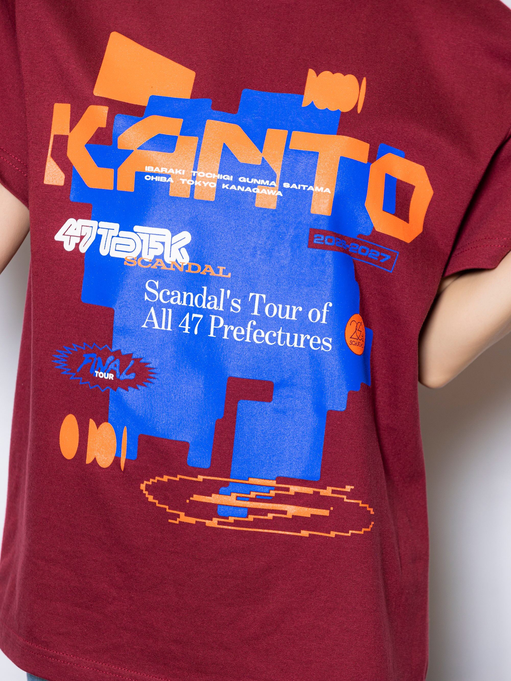 47 ご当地Tシャツ 関東 ¥4,800 SIZE：S/M/L/XL ※Sサイズ着用 designed